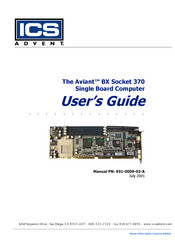 ICS Aviant BX Socket 370 User Manual