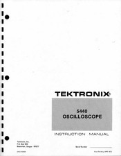 Tektronix 5440 Instruction Manual