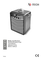 X4-TECH Bobby Joey Rockstar User Manual
