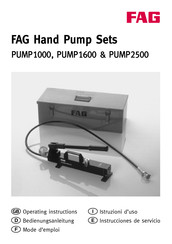 FAG PUMP2500 Operating Instructions Manual