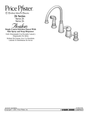 Black & Decker Price Pfister Avalon 26 Series Manual