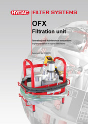 Hydac OFX Operating And Maintenance Instructions Manual