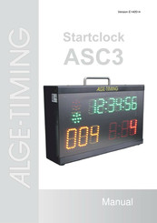 ALGE-Timing ASC3 Manual