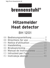 brennenstuhl BH 1201 Directions For Use Manual