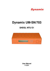 Dynamix UM-SN/703 User Manual