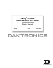Daktronics Galaxy AF-3200 Series Manual