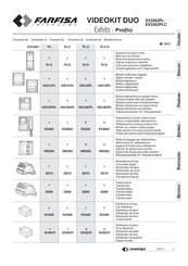 Farfisa EX3262PL Manual