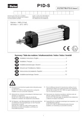 Parker P1D-S Installation Instructions Manual