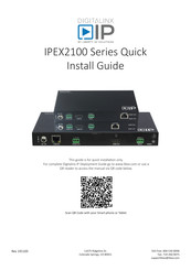 DigitaLinx IPEX2100 Series Quick Install Manual