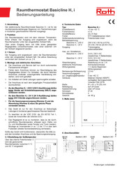 Roth Basicline H, i Manual