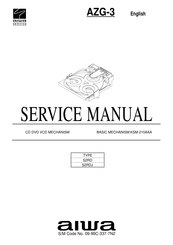 Aiwa AZG-3 Service Manual