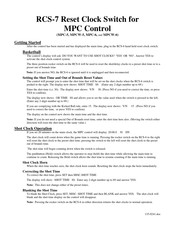 NEVCO MPCW-6 Quick Stark Manual