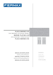Fermax 4+N MARINE Series Installer Manual