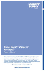 Direct Supply Panacea Positioner Owner's Manual