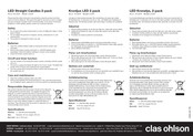 Clas Ohlson LCC8T Instruction Manual