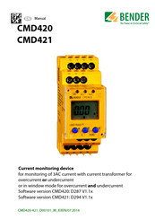 Bender CMD420 Manual