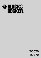 Black & Decker TO770 Manual