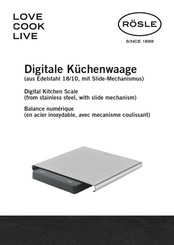 Rosle 16232 Manual