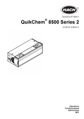 Hach QuikChem 8500 2 Series Operations