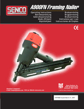 Senco A900FN Operating Instructions Manual