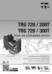 Numatic TRG 720/200T Original Instructions Manual
