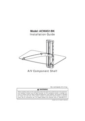 Peerless ACWAS1/BK Installation Manual