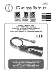 Cembre HTP Operation And Maintenance Manual