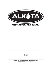 ALKOTA 3182 Manual
