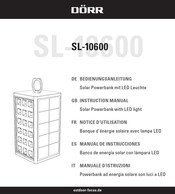 Dörr SL-10600 Instruction Manual