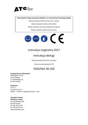 ATS HGO 80 Instruction And Maintenance Manual