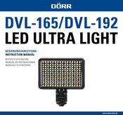 Dörr DVL-165 Instruction Manual