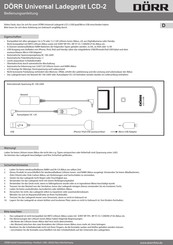 Dörr LCD-2 Instruction Manual