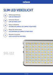 Dörr SVL-112 Instruction Manual