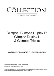 The Collection By Michael Miller Glimpse Duplex L Installation, Maintenance & User Instructions