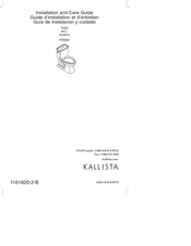 Kallista P70330 Installation And Care Manual