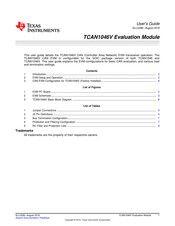 Texas Instruments TCAN1046V User Manual
