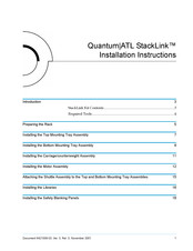 Quantum ATL StackLink Installation Instructions Manual