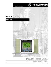 Hirschmann PRS 80 Operators & Service Manual