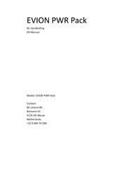 Raptor Evion PWR Bank User Manual