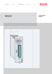 Bosch Rexroth IM24V Manual