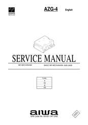 Aiwa AZG-4 Service Manual