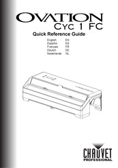 Chauvet Ovation Cyc 1 FC Quick Reference Manual