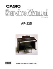 Casio Celviano AP-22S Service Manual