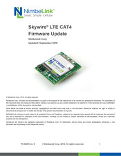 NimbeLink Skywire LTE CAT4 Firmware Update