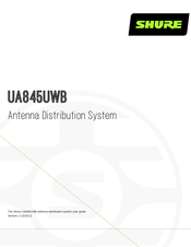 Shure UA845UWB Manual