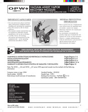 DOVER OPW 12VW-AV Series Manual