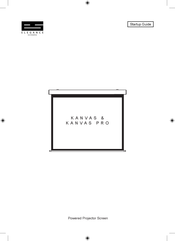Elegance Screens KANVAS PRO Startup Manual