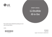 LG UltraWide 38CK900G Owner's Manual