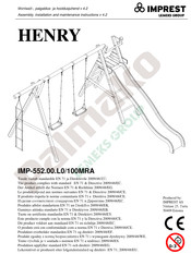 IMPREST HENRY IMP-552.00.L0/100MRA Assembly, Installation And Maintenance Manual