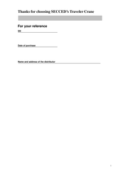 Secced SC-402-6 Instruction Manual